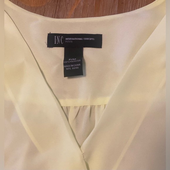 INC International Concepts Surplice Blouse - Picture 4 of 8